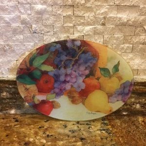 Glass Serving Plate